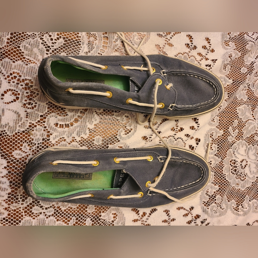 Sperry Blue Women's Loafers 8 1/2
